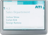 Durable 486137 Irányítótábla  click sign 149x105,5 mm grafit kép