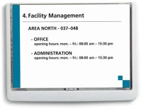 Durable 486602 Irányítótábla, 210x148mm,  fehér kép