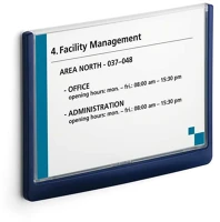 Durable 486607 Irányítótábla, 210x148mm,  kék kép