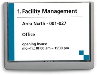 Durable 486637 Irányítótábla, 210x148mm,  szürke kép