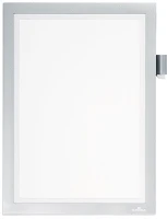 Durable 499323 Infokeret  duraframe a/4 note öntapadós egyesével csomagolva ezüst kép