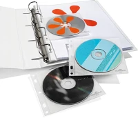 Durable 523919 Lefűzhető cd/dvd tartó zseb  átlátszó kép