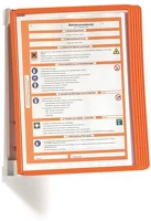 Durable 555109 bemutatótábla tartó, fali, 5 db bemutatótáblával, durable 