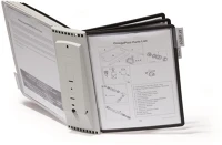 Durable 563122 bemutatótábla tartó, fali, 10 db bemutatótáblával, durable 