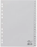 Durable A/4 A-Z-IG SZÜRKE Elválasztólap pp  a/4 a-z-ig szürke kép