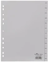 Durable A/4 JAN-DEC-IG SZÜRKE Elválasztólap pp  a/4 jan-dec-ig szürke kép