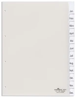 Durable A/4 1-12-IG Elválasztólap pp  a/4 1-12-ig áttetsző kép