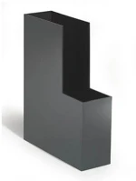 Durable 772701 Iratpapucs műanyag  cubo 32x25.5 cm 8.5 cm gerinccel fekete kép