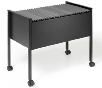 Durable 80 FEKETE Függőmappa tároló, a4, görgős  eco 80 fekete kép