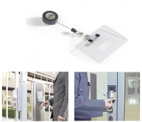 Durable 801619 Biztonsági kártyatartó  85x54 mm karabineres tartóval kép