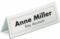 Durable 805019 Ültetőkártya  63x150 mm asztali áttetsző kép