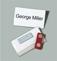 Durable 811619 Névkitűző  75x40 mm mágneses kép