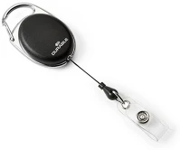 Durable 832401 Névkitűző tartó  style, kihúzható, patentos fekete kép