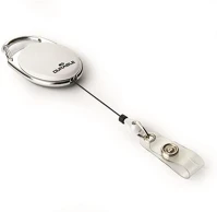 Durable 832402 Azonosítókártya-tartó, kihúzható, patentos,  