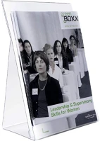 Durable 859419 Prospektustartó  a/4 álló dölt átlátszó kép