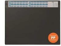 Durable COR_DB722501 Könyökalátét, 650x480 mm, éves naptárral, fekete kép