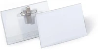 Durable COR_DB810119 Névkitűző, csíptetővel és tűvel, 54x90 mm, kép