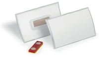Durable COR_DB826019 Névkitűző, mágnessel, elfordulásgátlóval, 90x54 mm,  