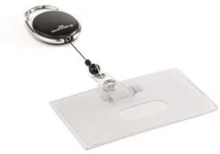 Durable COR_DB890701 Azonosítókártya-tartó, kihúzható, karabineres,  