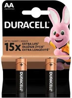 Duracell MN1500 AA 2-ES Elem ceruza  basic mn1500 aa 2-es kép