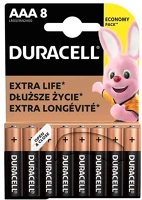 Duracell MN2400 AAA 8-AS Elem mikro  basic mn2400 aaa 8-as kép