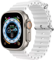 Dux ducis 108830 Ocean wave apple watch 38 / 40 / 41mm szilikon szíj, fehér kép