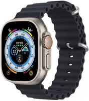 Dux ducis 108866 Ocean wave apple watch 42/44/45mm szilikon szíj, szürke kép