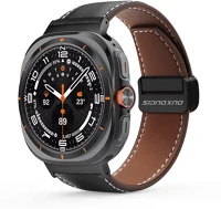 Dux ducis 108903 Ya 47mm bőr szíj, fekete kép