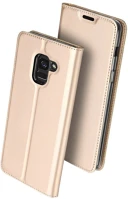 Dux ducis 121236 Xiaomi poco x4 pro 5g, oldalra nyíló tok, stand, arany kép