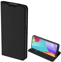 Dux ducis GP-103531 Samsung a52s 5g  skin pro tok álló, bőr hatású flip, asztali tartó, fekete kép