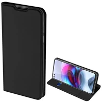 Dux ducis GP-112404 Motorola moto g100  skin pro tok álló, bőr hatású flip, asztali tartó, fekete kép