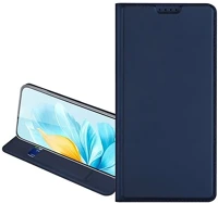Dux ducis GP-123338 skin pro tok álló, bőr hatású flip, asztali tartó, sötétkék kép