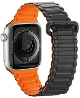 Dux ducis GP-137717 Apple watch series 10 46mm pótszíj egyedi méret, mágneses, narancssárga kép