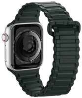 Dux ducis GP-137721 Apple watch series 10 46mm  pótszíj egyedi méret, mágneses, sötétzöld kép