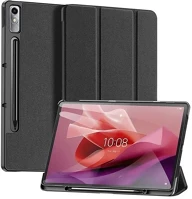 Dux ducis GP-149358 Lenovo tab p12  domo tok álló, bőr hatású aktív, textil minta, fekete kép