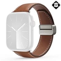 Dux ducis GP-152506 Apple watch series 10 46mm ya pótszíj egyedi méret, mágneses, barna kép