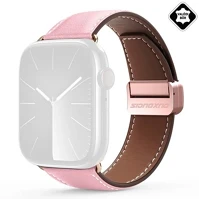 Dux ducis GP-152511 Apple watch series 10 46mm  ya pótszíj egyedi méret, mágneses, rózsaszín kép