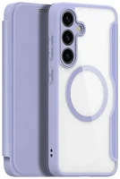 Dux ducis GP-154603 Galaxy s24 (sm-s921) lila bőr hatású oldalra nyíló tok kép