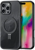 Dux ducis GP-159904 aimo szilikon telefonvédő ütésállóság, hullám, fekete kép