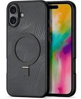 Dux ducis GP-159905 Iphone 16 5g  aimo szilikon telefonvédő ütésállóság, hullám, fekete kép