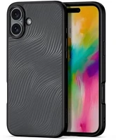 Dux ducis GP-159908 aimo szilikon telefonvédő ütésállóság, hullám, fekete kép