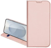 Dux ducis GP-167040 SKIN PRO tok álló, bőr hatású FLIP, asztali tartó, RÓZSASZÍN kép