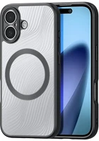 Dux ducis GP-173287 Iphone 17  aimo szilikon telefonvédő ütésállóság, hullám, fekete kép