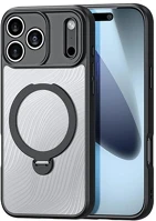 Dux ducis GP-173290 Iphone 17 pro  aimo szilikon telefonvédő ütésállóság, hullám, fekete kép