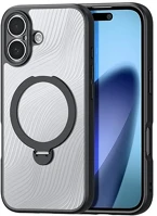 Dux ducis GP-173292 Iphone 17  aimo szilikon telefonvédő ütésállóság, hullám, fekete kép