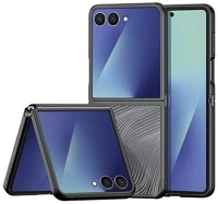 Dux ducis GP-180136 Samsung z flip7  aimo szilikon telefonvédő ütésállóság, hullám, fekete kép