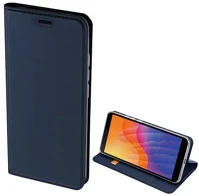 Dux ducis GP-96098 Honor 9s  skin pro tok álló, bőr hatású flip, asztali tartó, sötétkék kép