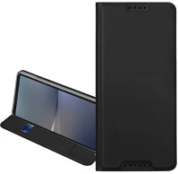 Dux ducis RS164914 Samsung galaxy s25 ultra sm-s938, oldalra nyíló tok, stand, fekete kép