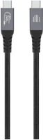 Dviced DV120014 Usb4 braided cable, 80 gbps, 240 w, (thunderbolt compatible), 1m - black kép