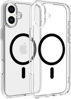 Dviced DV511018 Magsafe iphone 16 plus clear case - black kép